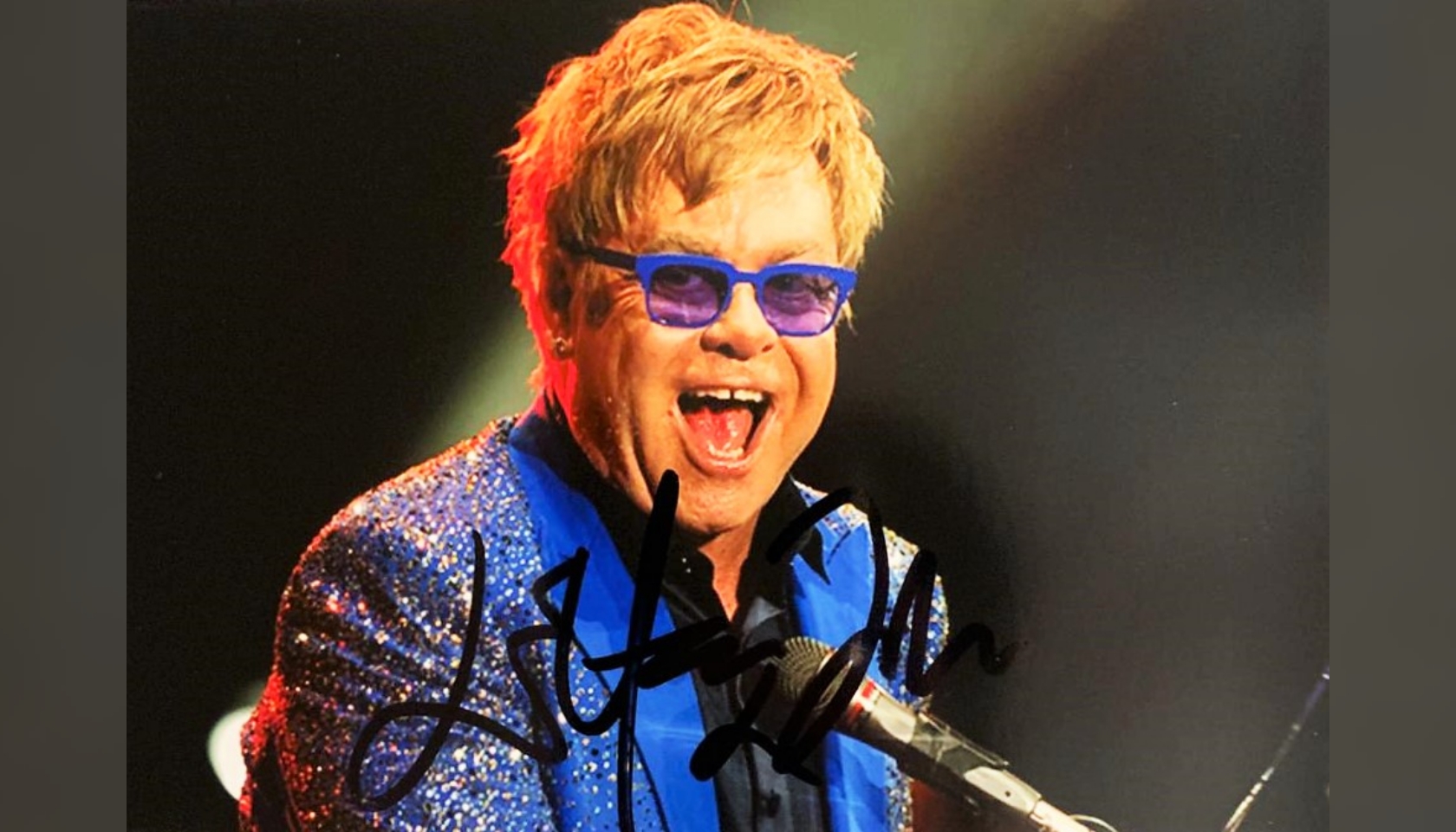 Photograph Signed by Elton John CharityStars
