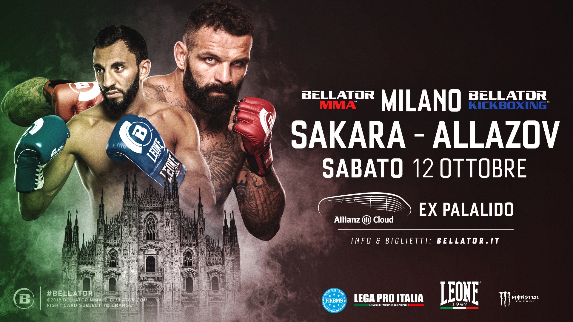 Attend the Bellator Event in Milan and Meet the Fighters CharityStars