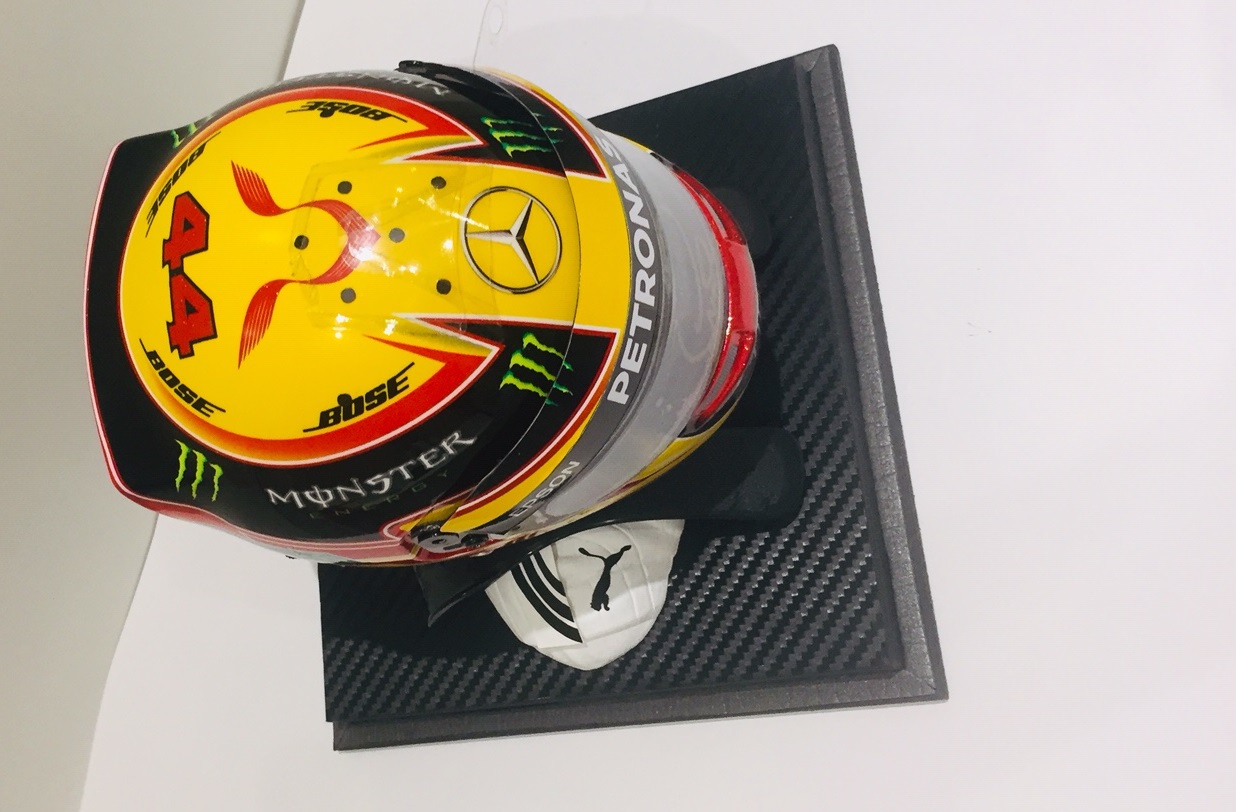 Lewis Hamilton Signed Replica Helmet - CharityStars
