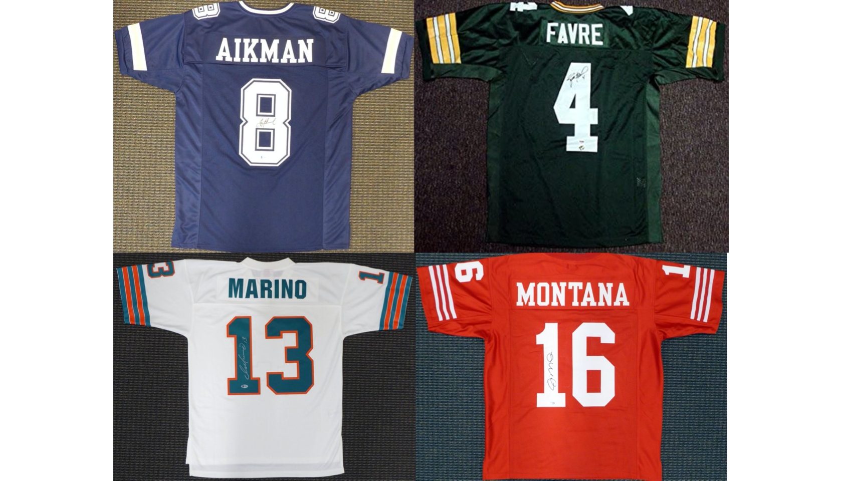 Quarterback Legends Mystery Box Hand Signed Jersey CharityStars