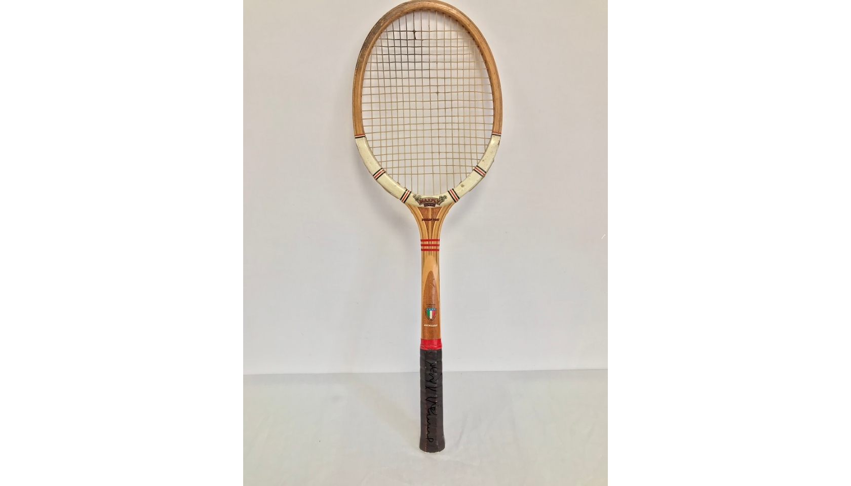 Dunlop Tennis Racquet Signed by John McEnroe CharityStars