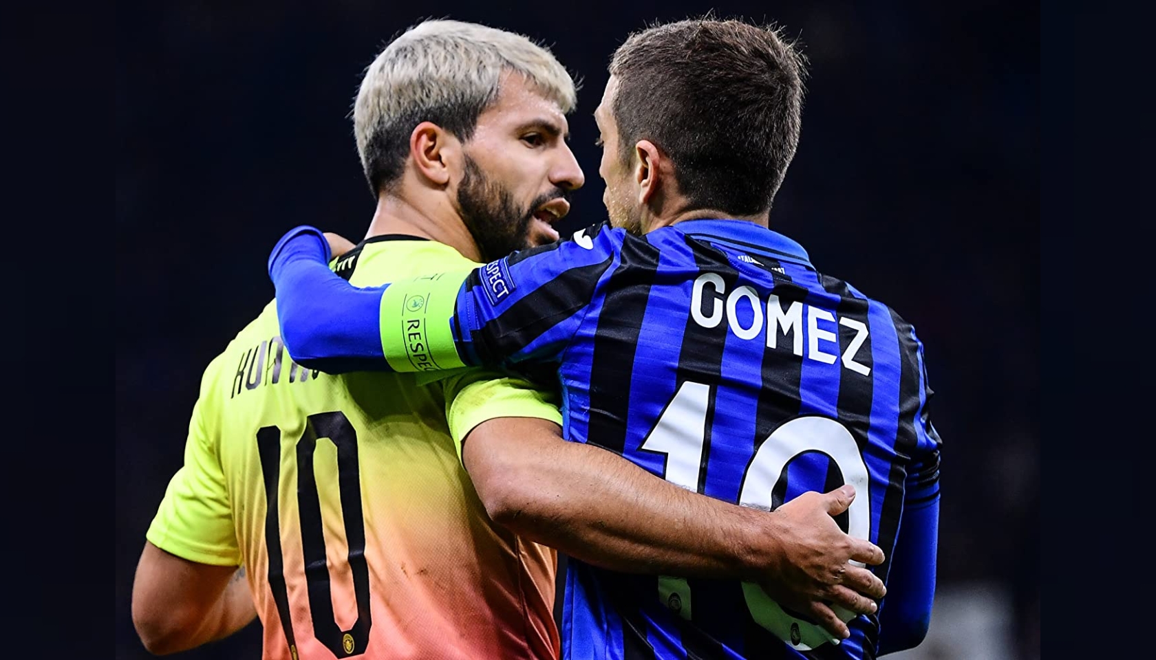 Aguero's Signed Match Shirt, Atalanta-Manchester City 2019 ...