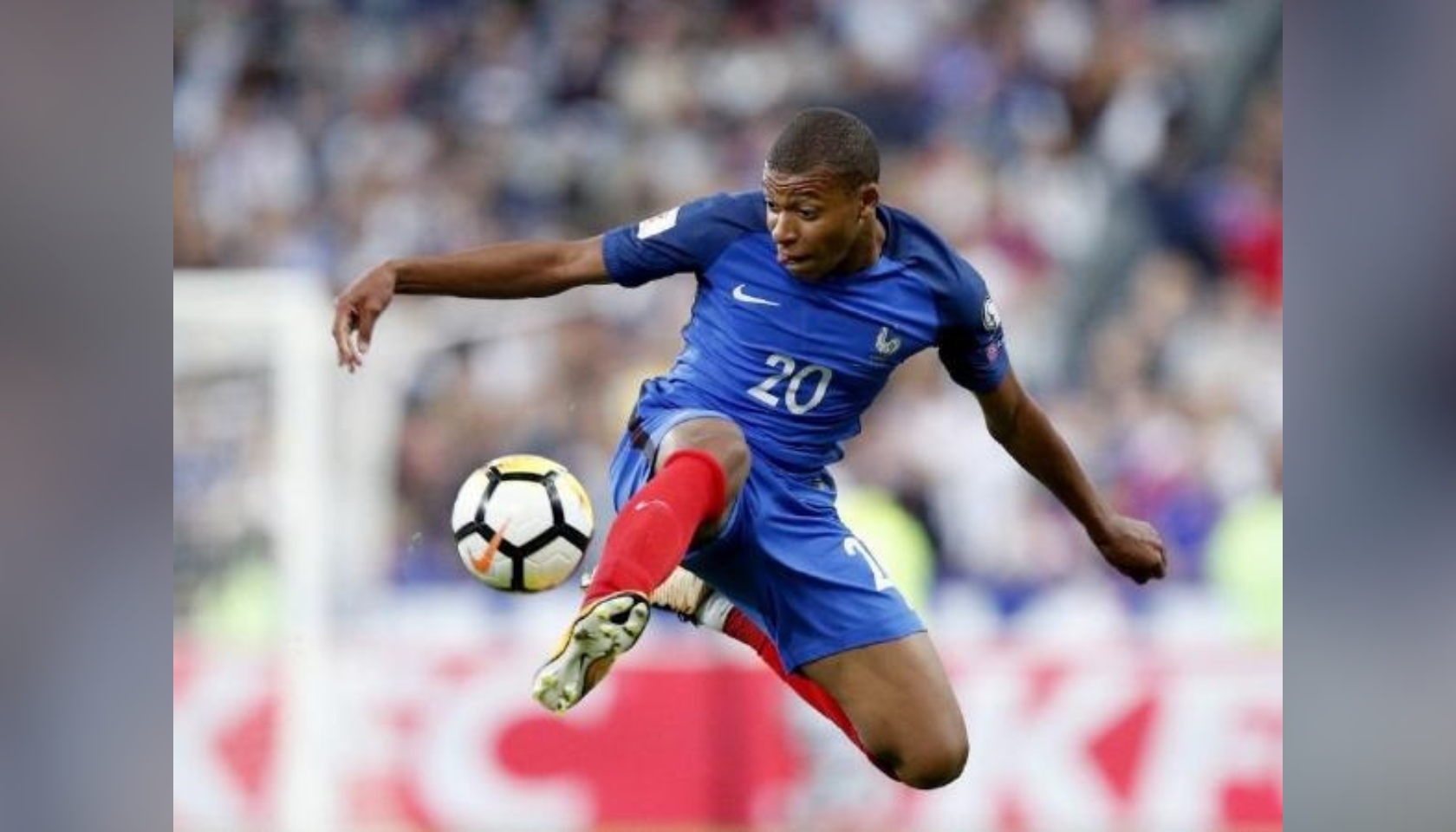 Mbappe's Official France Signed Shirt, 2016 - CharityStars