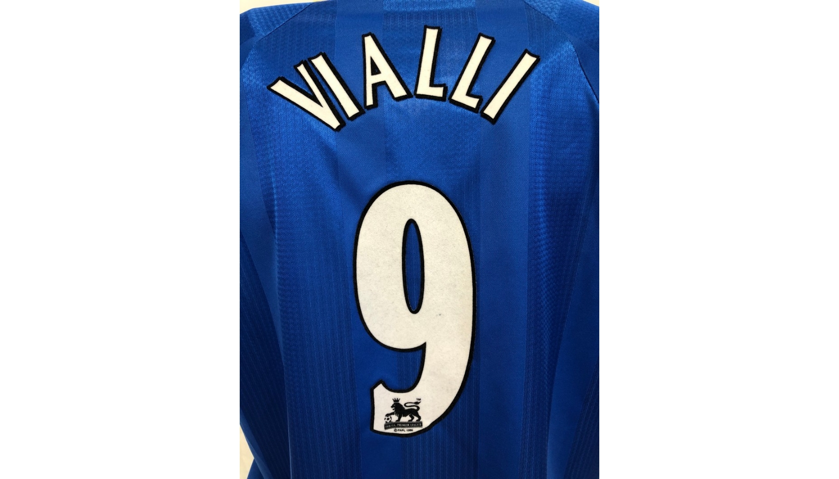Vialli's Chelsea Match Shirt, 1997 - CharityStars
