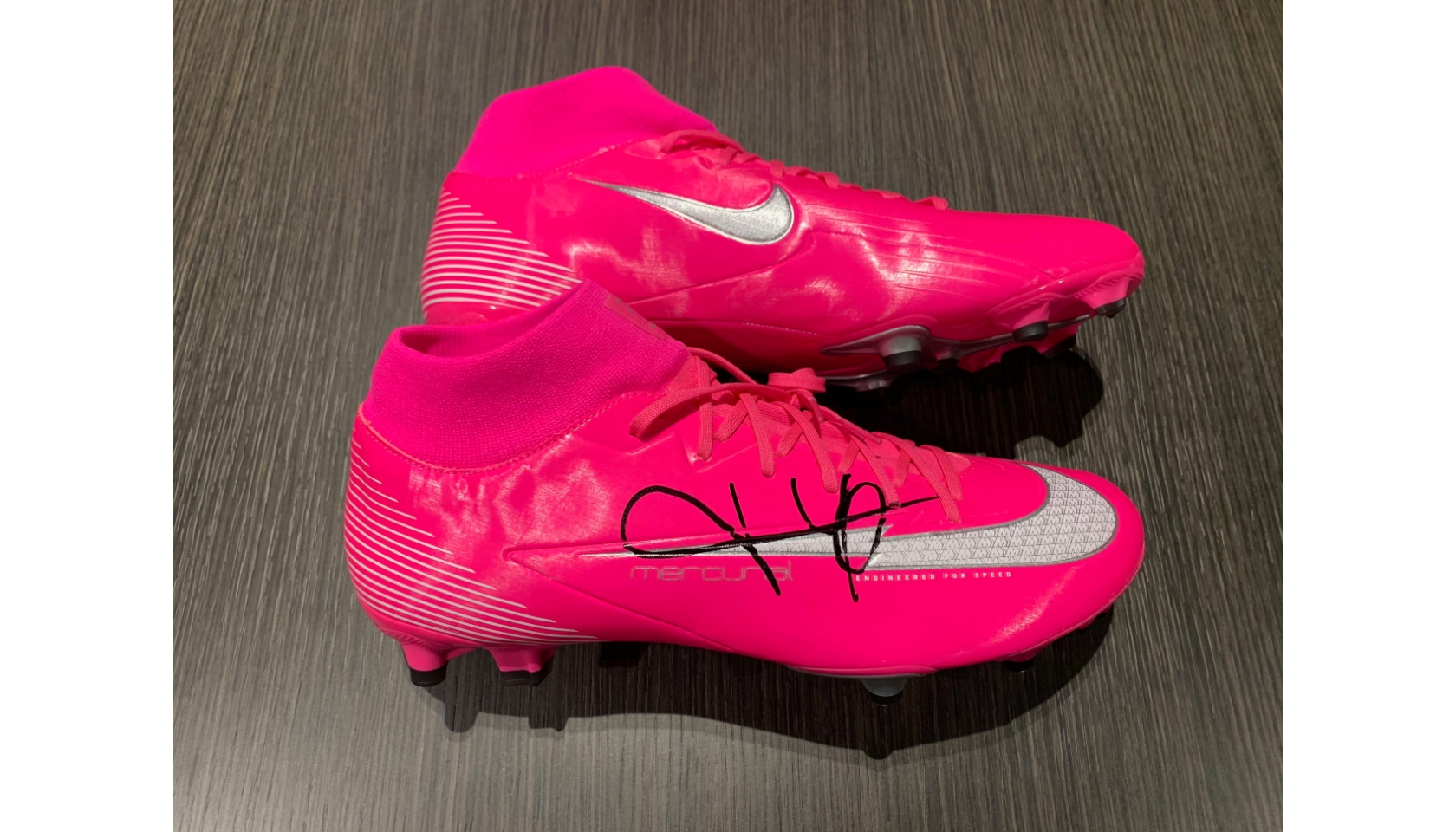 Nike Mercurial Boots - Signed by Mbappe - CharityStars