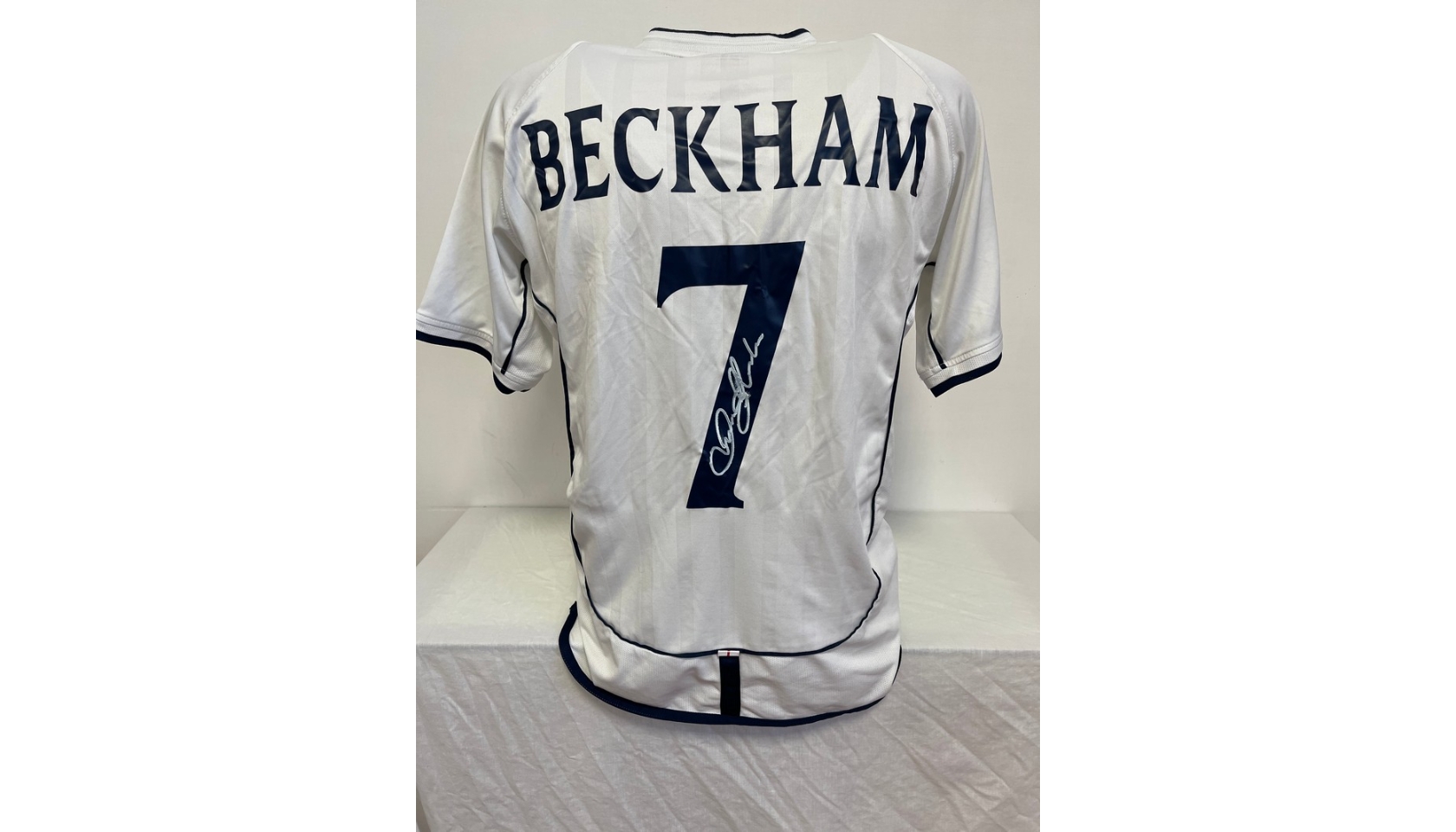 Beckham's Official England Signed Shirt, 2001/03 CharityStars