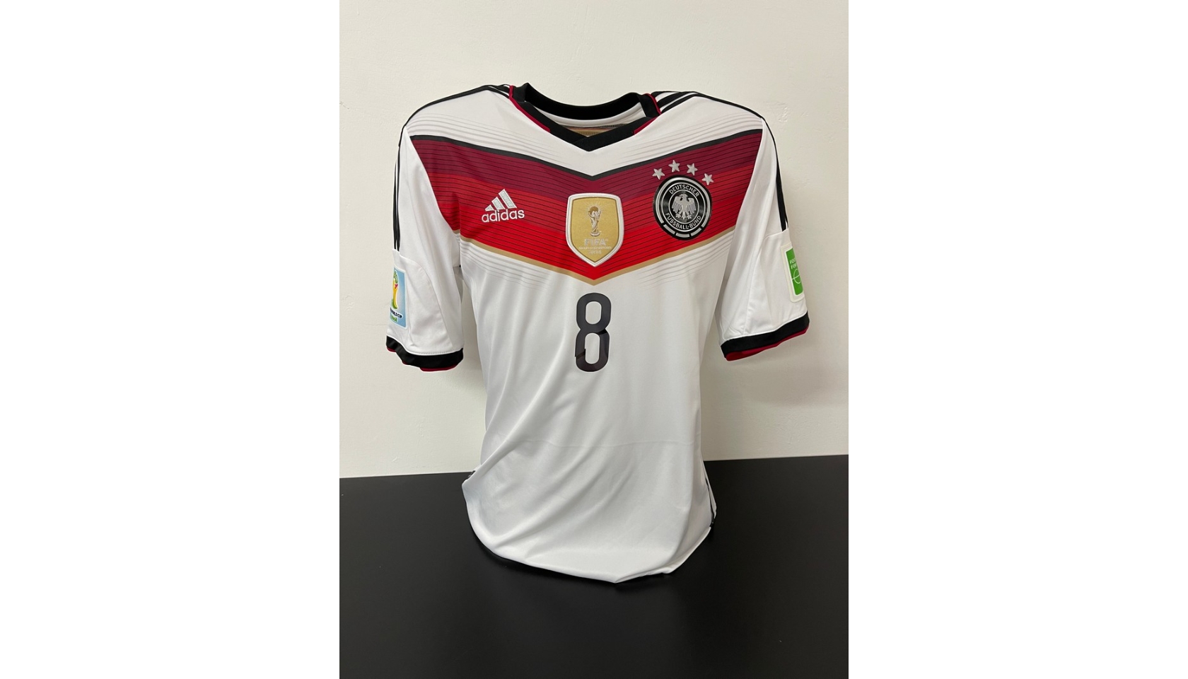 Ozil's Official Germany Signed Shirt, WC 2014 - CharityStars