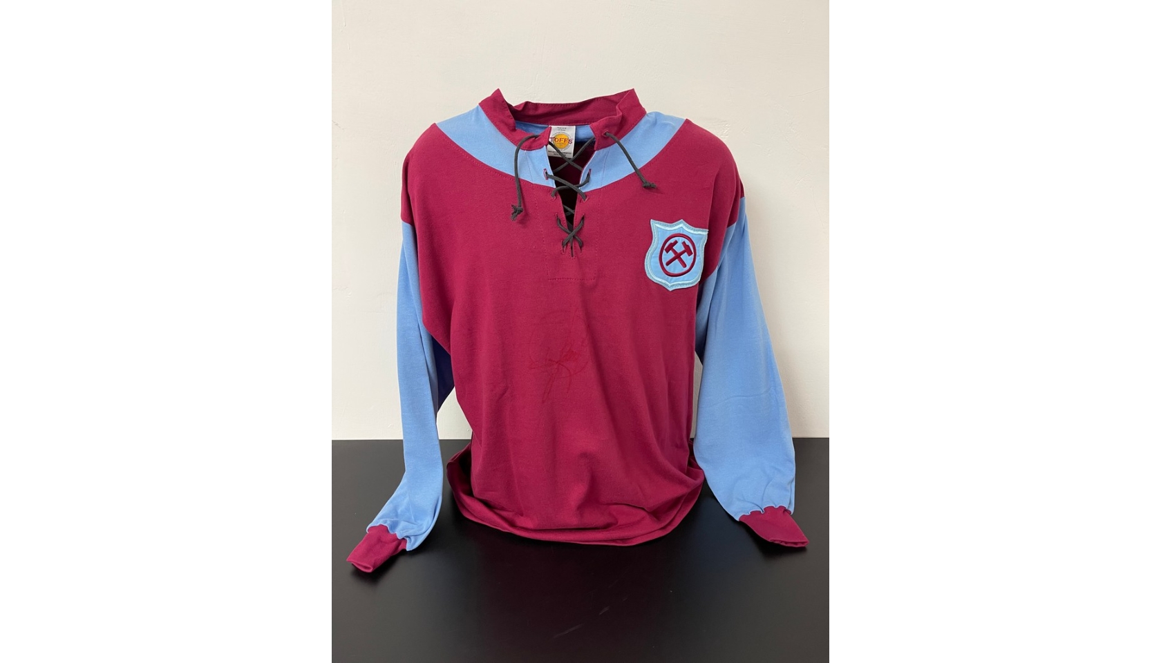 West Ham Retro Shirt - Signed by Di Canio - CharityStars