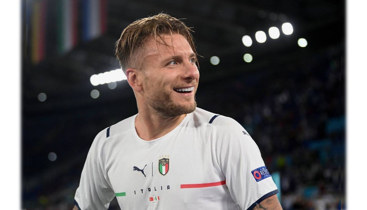 Maglia gara Immobile, Turchia-Italia 2021 - CharityStars