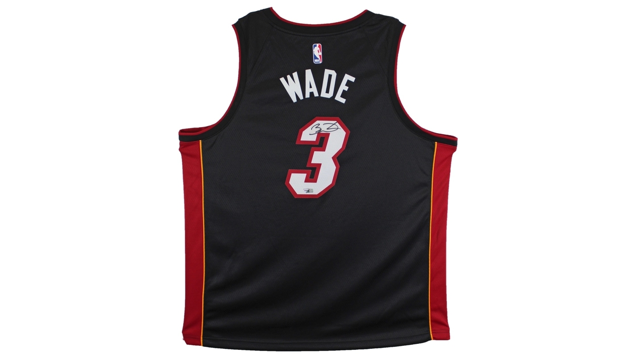 d wade signed jersey