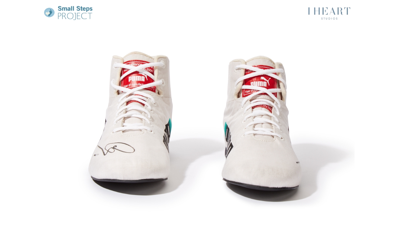 Lewis Hamilton's Signed Boots - CharityStars