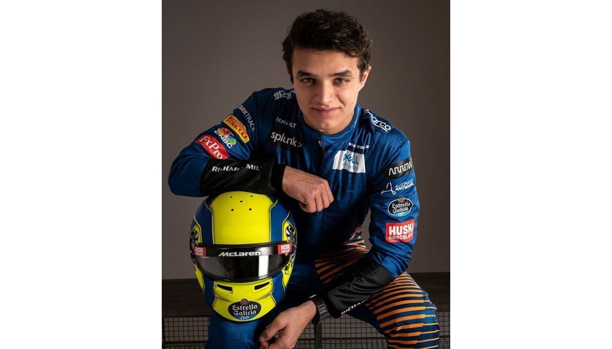 McLaren Mini Helmet 2020 - Signed by 
