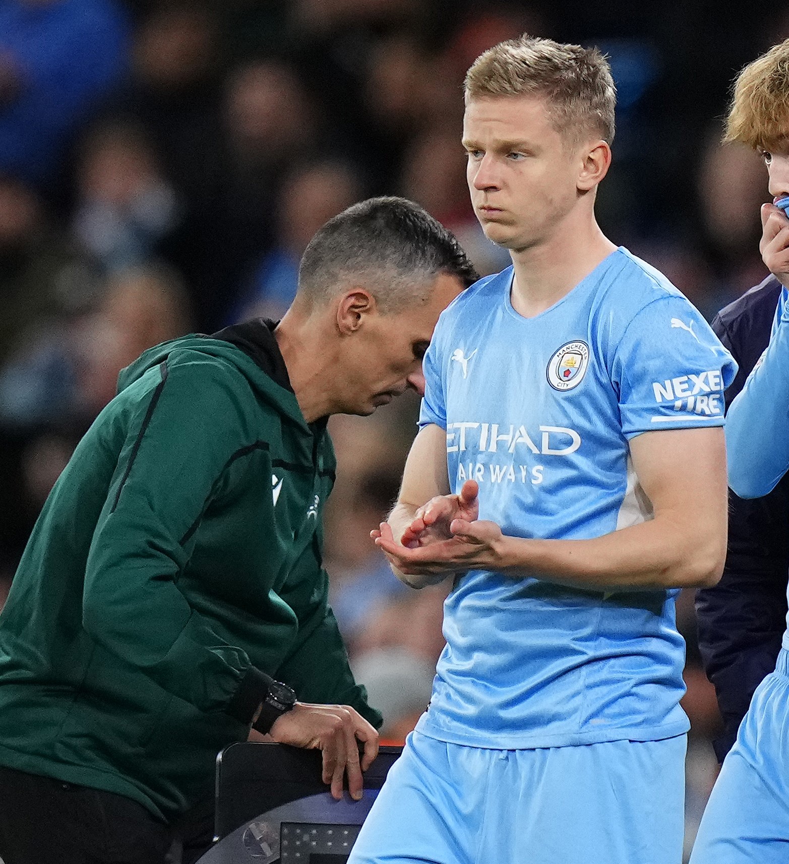 Zinchenko Manchester City Signed, Authentic Champions League Shirt