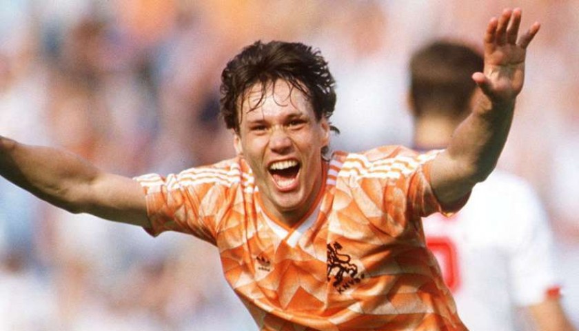 Marco van Basten Netherlands 1988 Signed Shirt - CharityStars