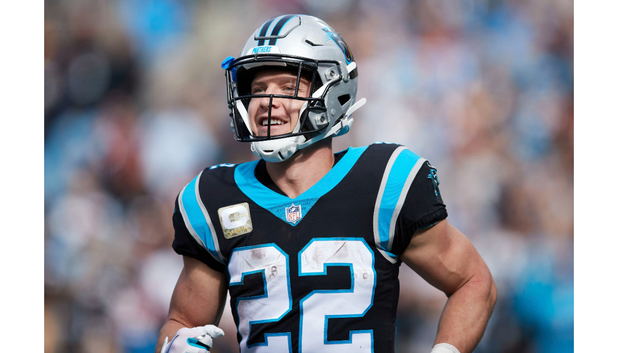 Christian McCaffrey Signed Carolina 