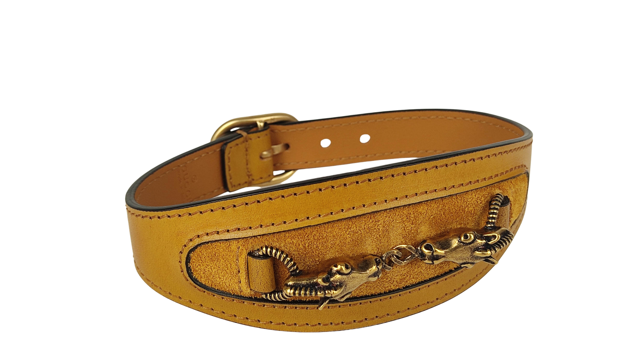 Gucci Horsebit Leather Choker 