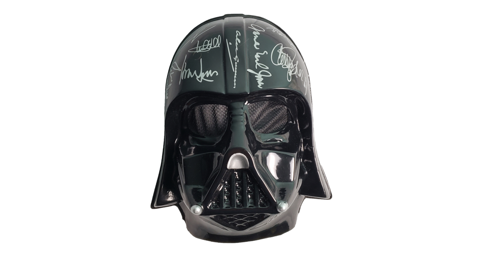 Maschera Darth Vader con firme digitali CharityStars