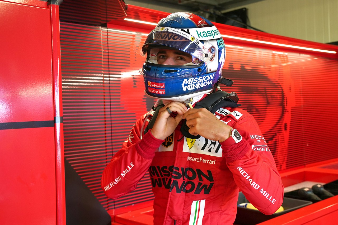 Ferrari Mini Helmet, GP Monaco 2021 - Signed by Charles Leclerc -  CharityStars