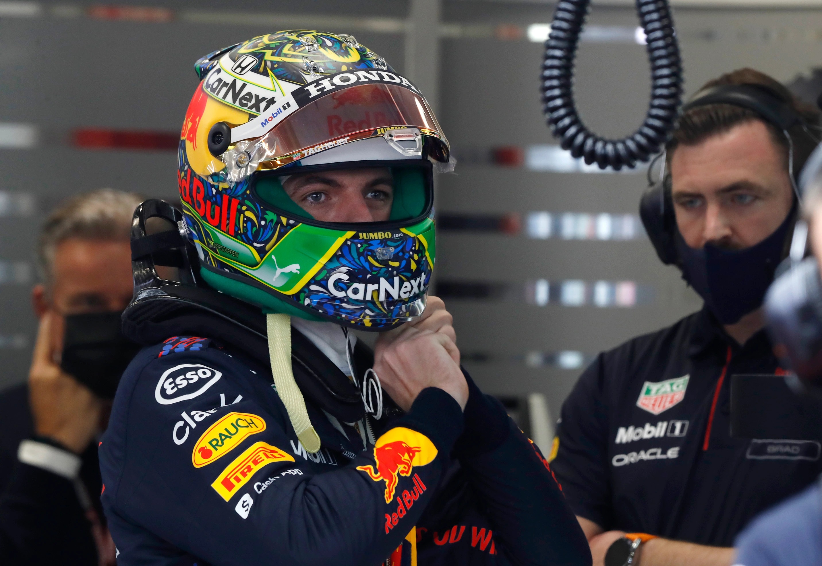 Red Bull Mini Helmet, GP Brazil 2021 