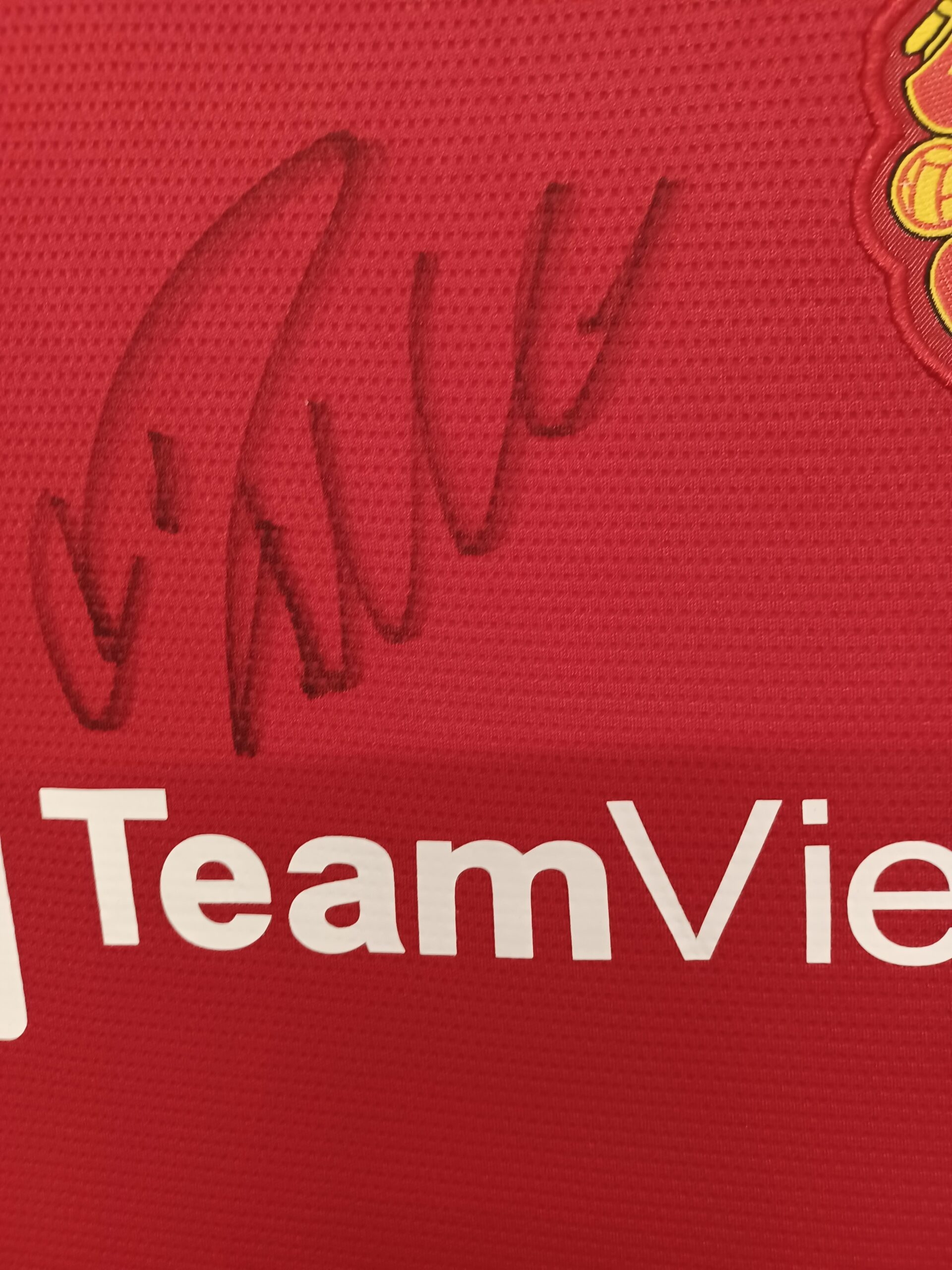 Maglia Bruno Fernandes Manchester United - Autografata e incorniciata