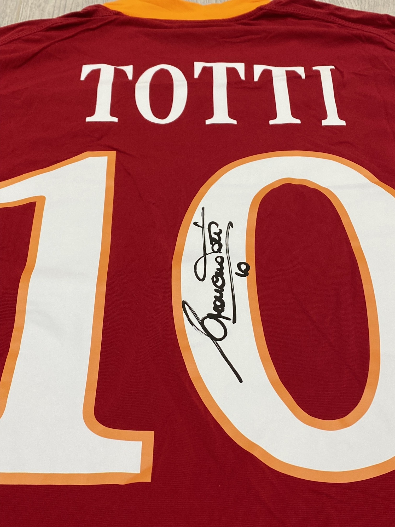 AS ROMA VAPOR ULTIMA MAGLIA TOTTI 2016-17 JERSEY SHIRT TRIKOT limited