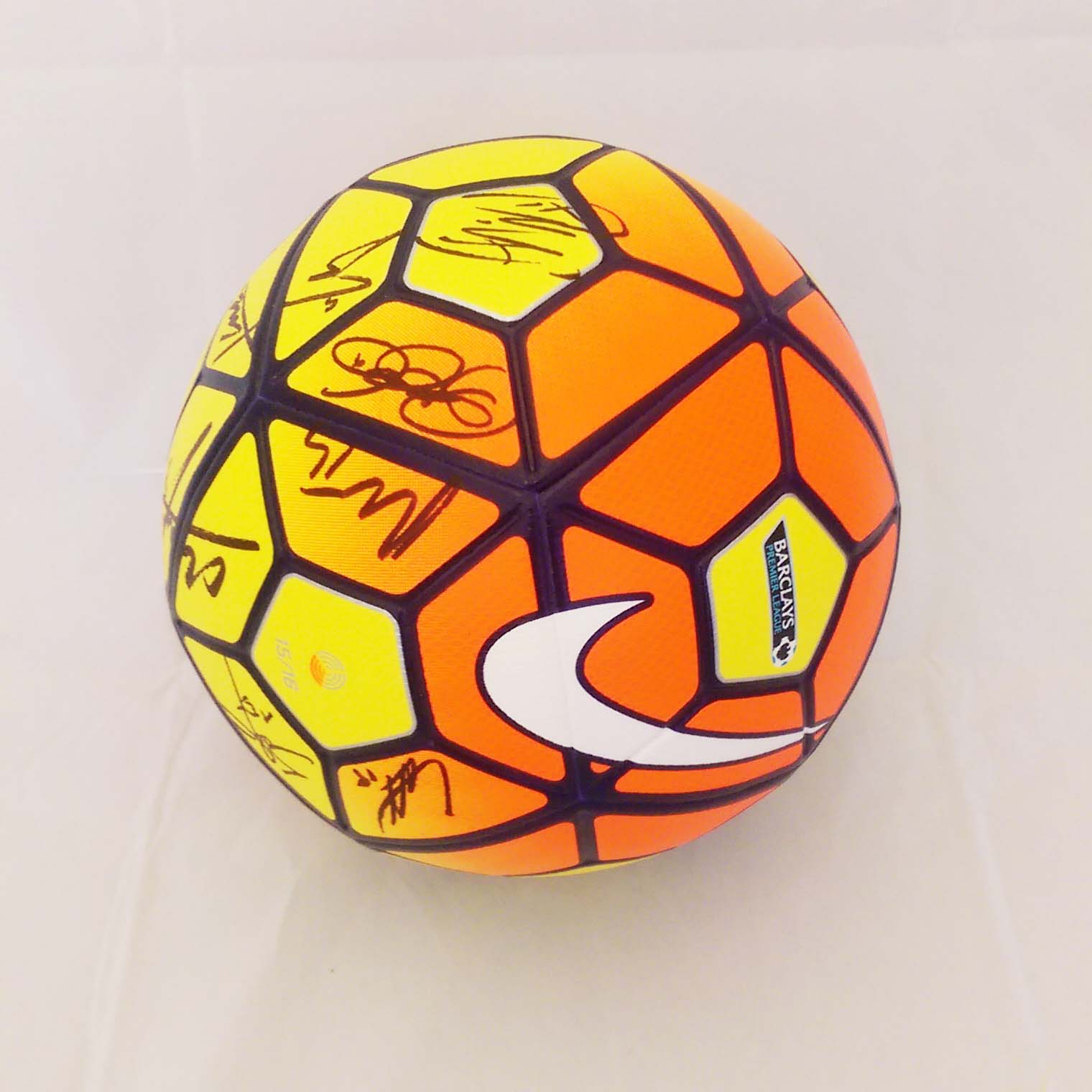 Official Premier League Football Club Team Ball With Signatures Souvenir Signed | eBay