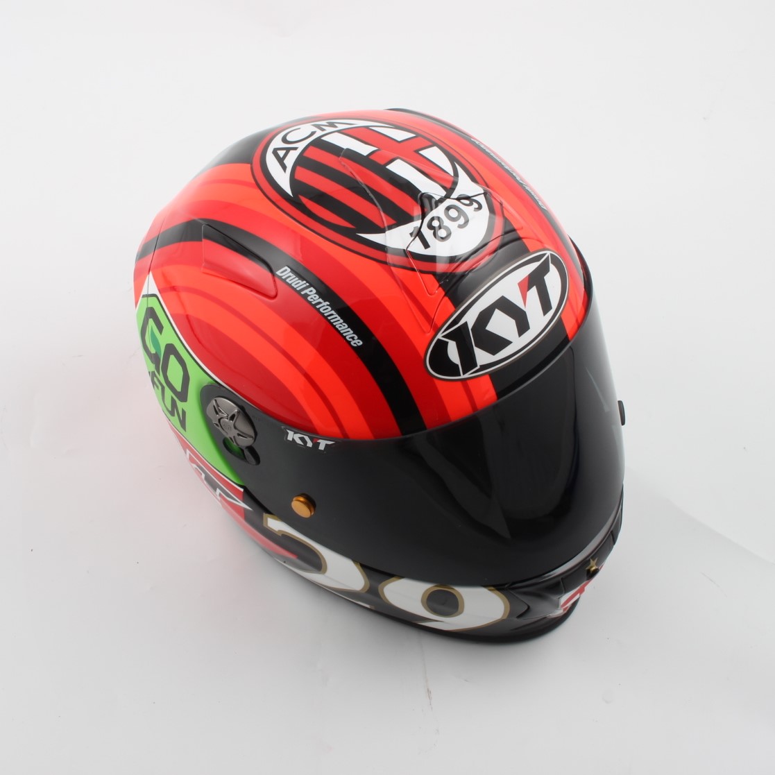 Casco indossato da Andrea Iannone, MotoGP Valencia 2014 - CharityStars
