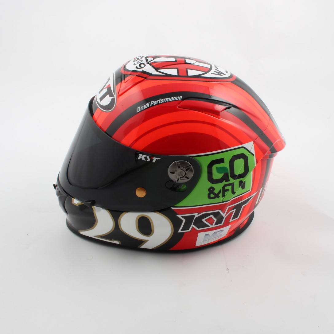 Casco indossato da Andrea Iannone, MotoGP Valencia 2014 - CharityStars