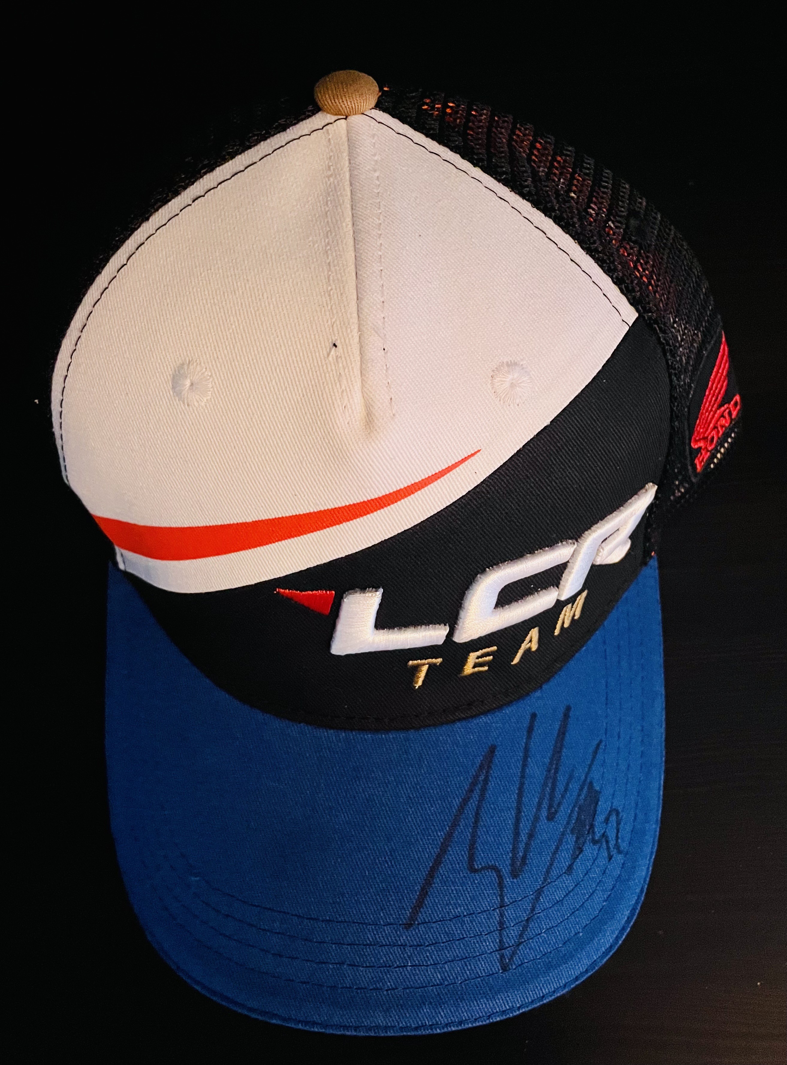 Official LCR Honda Castrol Cap Signed by COTA Race Winner, Alex Rins ...