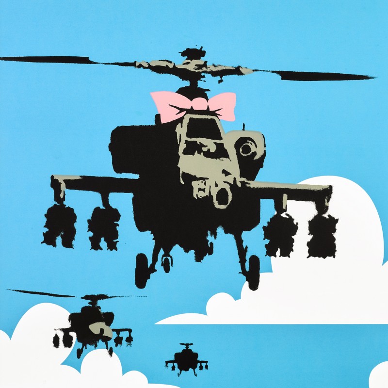 "Happy Choppers" - Original Banksy Print