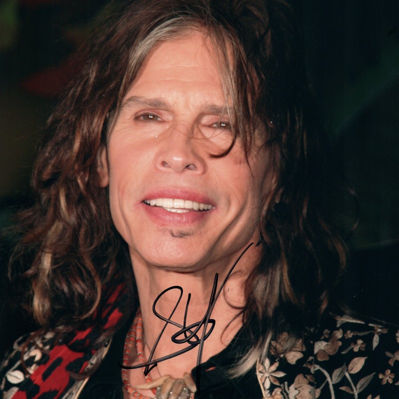 Steven Tyler Hand Signed Photograph