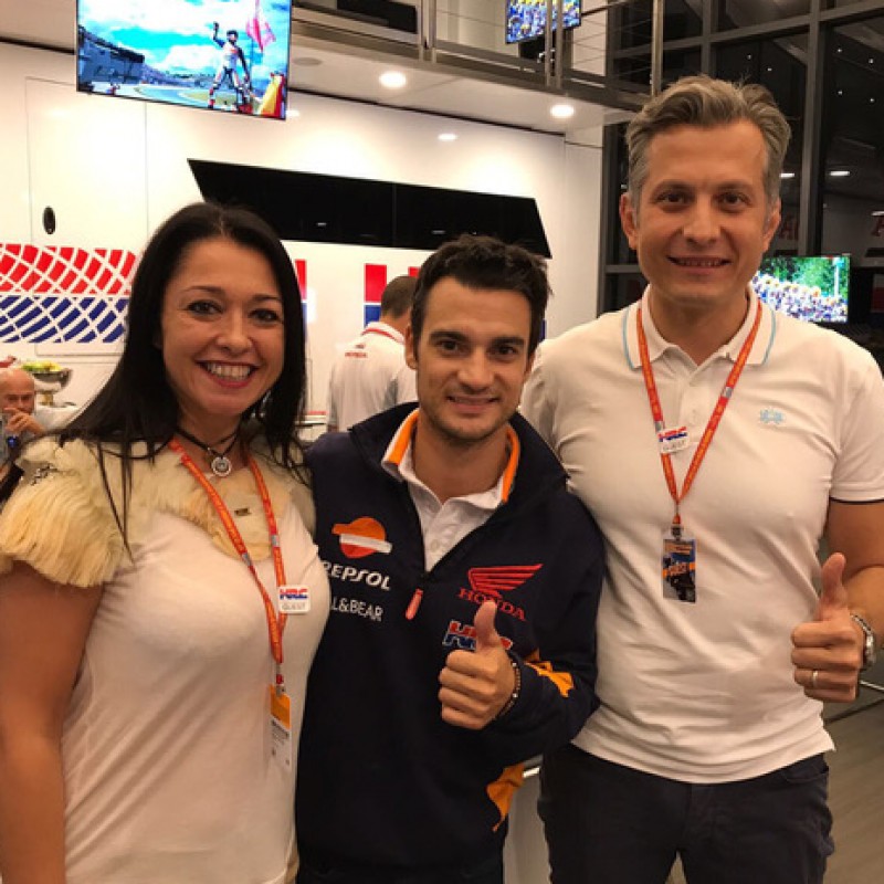 Meeting with the motorbike legends Dani Pedrosa and Marc Marquez
