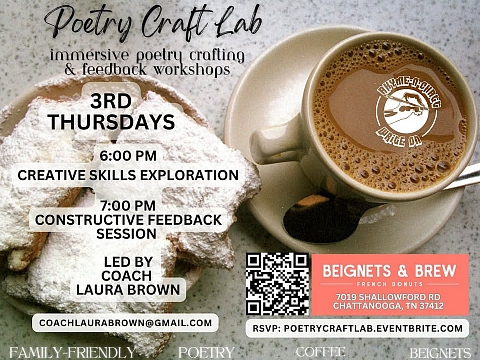 Image: Poetry Craft Lab immersive poetry crafting & feedback workshops