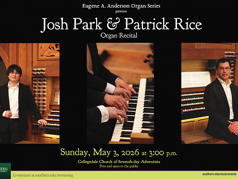 Image: Duo Organ Recital at Southern Adventist University