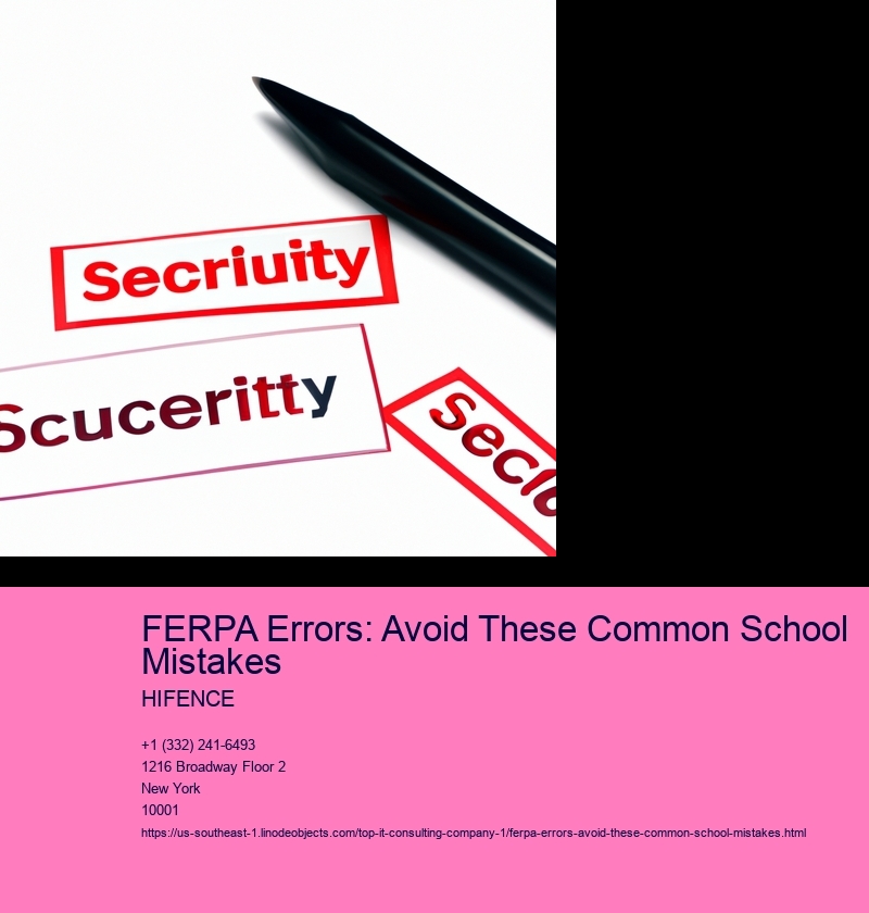 FERPA Errors: Avoid These Common School Mistakes