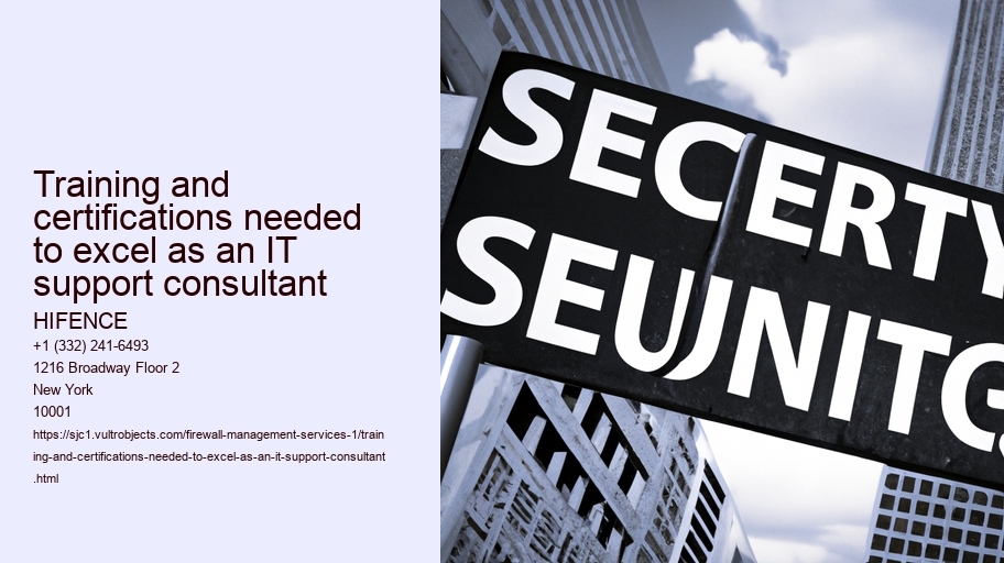 Training and certifications needed to excel as an IT support consultant