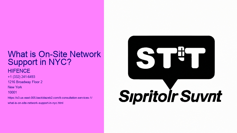 What is On-Site Network Support in NYC?