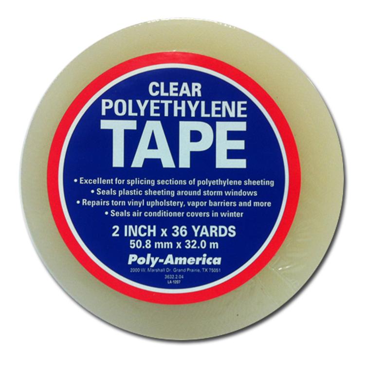 2 in x 36 yd PolyAmerica Clear Poly Duct Tape at Cherokee Building