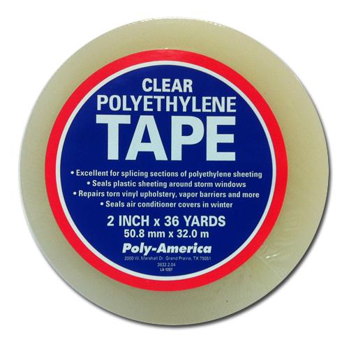 2 in x 36 yd PolyAmerica Clear Poly Duct Tape at Cherokee Building