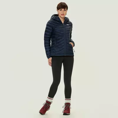 Diva - insulated hooded down jacket