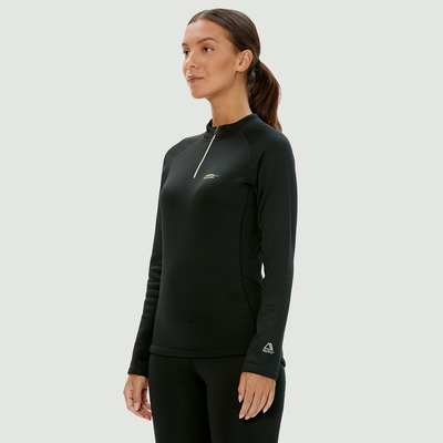 Chl Ultra - zip-neck base layer top for women