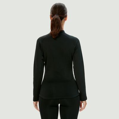 Chl Ultra - zip-neck base layer top for women
