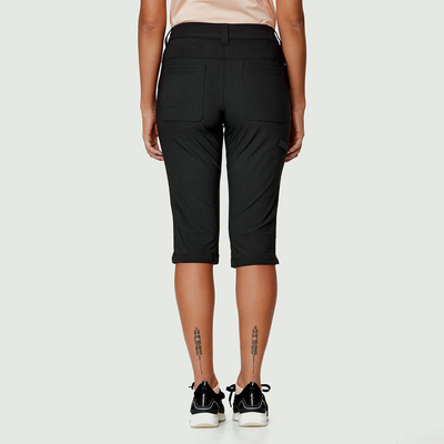 Madrid - capri pantalon de golf pour femme couleur gris foncé
