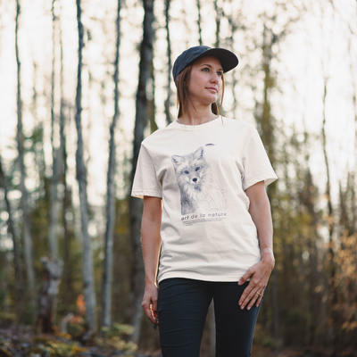 The fox - organic cotton t-shirt unisex