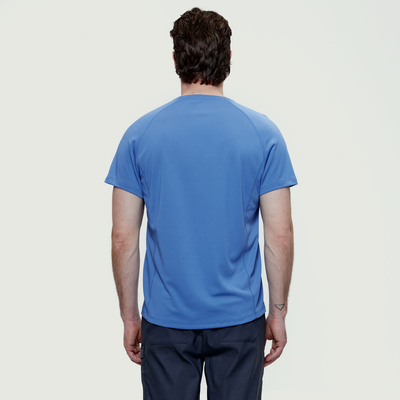 t-shirt sport bleu pour homme