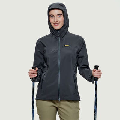 Pinacle - manteau imperméable de couleur noir pour femme