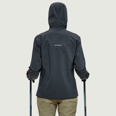 Pinacle - manteau imperméable de couleur noir pour femme