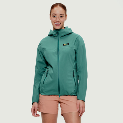 Pinacle - manteau imperméable de couleur verte pour femme