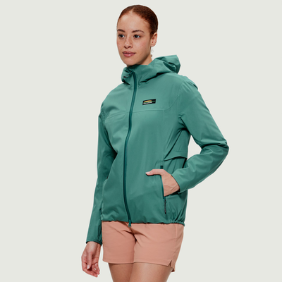 Pinacle - manteau imperméable de couleur verte pour femme