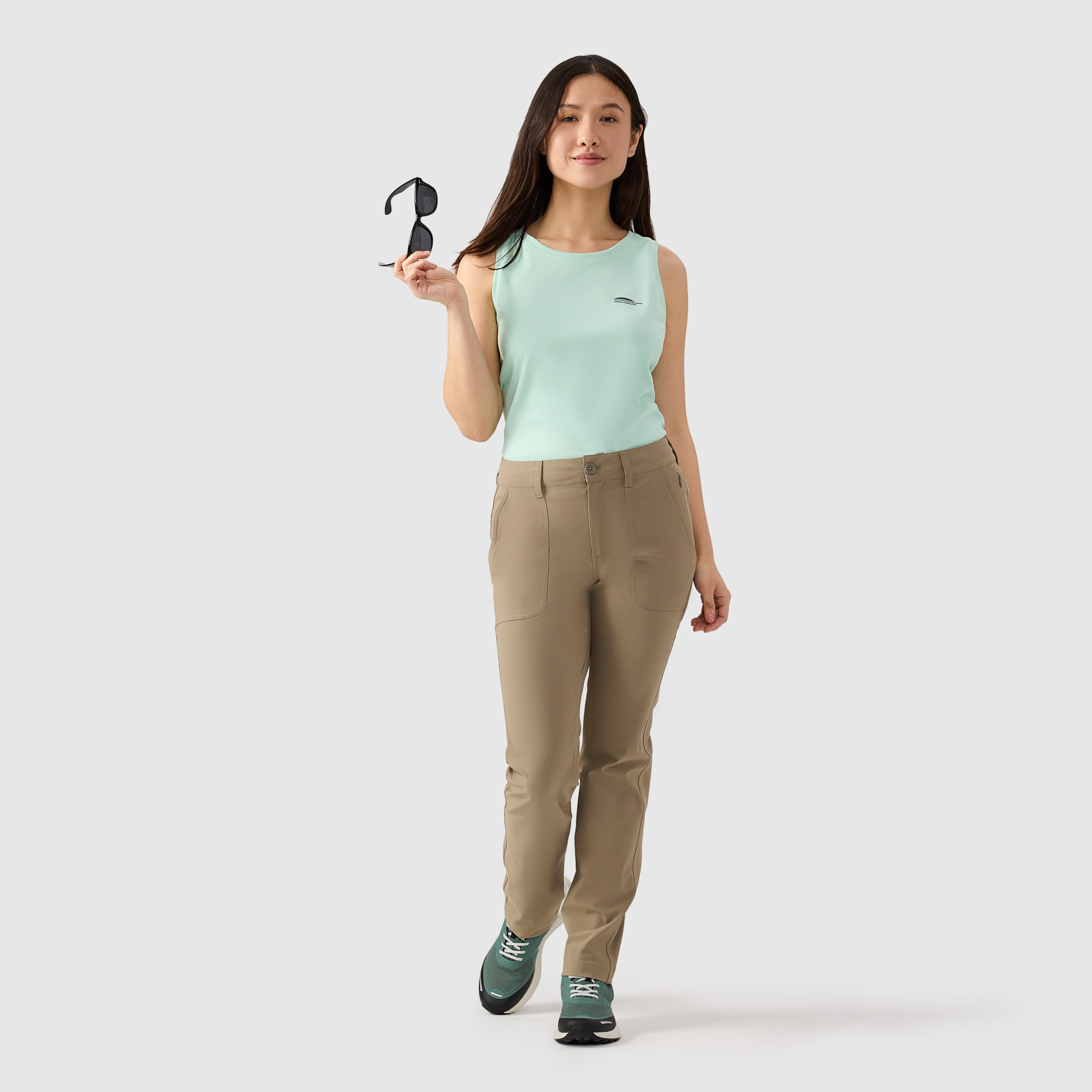 Madrid - pantalon sport couleur beige pour femme